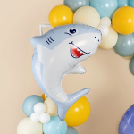 Шар (33''/84 см) Фигура, Акула, 1 шт. в уп., 940035