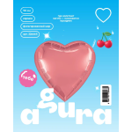 Шар (36''/91 см) Сердце, Кармин, 1 шт. в уп., 226665