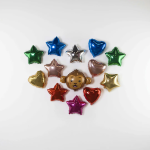 Шар (9''/23 см) Мини-сердце, Синий, 1 шт., 09000B