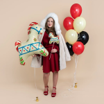 Шар (11''/28 см) Мини-фигура, Лошадка Русский узор, 1 шт., 943180