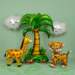 Шар 3D (52''/132 см) Фигура на подставке, Пальма, 1 шт. в уп., 23546