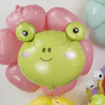 Шар (25''/64 см) Фигура, Голова, Веселая Лягушка, 1 шт., 23293