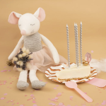 Свечи Спирали, Серебро, Металлик, 0,6*14 + 2 см, 6 шт. с держат., 802976