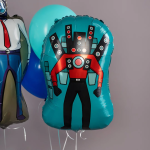 Шар (26''/66 см) Фигура, Герой Игры, Дизайн №2, 1 шт., 24831