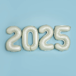 Шар с клапаном (16''/41 см) Мини-цифра, 5, Белый песок, Сатин, 1 шт., 26155