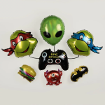 Шар с клапаном (17''/43 см) Мини-фигура, Монстрик Маркус, Красный, 1 шт., 11010