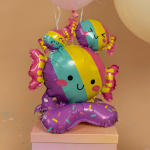 Шар 3D (19''/48 см) Фигура на подставке, Конфетки, 1 шт. в уп., 26020