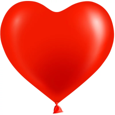 Шар (10''/25 см) Сердце, Красный, пастель, 100 шт., 910300 Шар (10''/25 см) Сердце, Красный, пастель, 100 шт., 910300