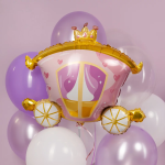 Шар (29''/74 см) Фигура, Карета принцессы, 1 шт., 23999