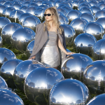 Шар 3D (32''/81 см) Сфера, Серебро, 1 шт. в уп., 23855P