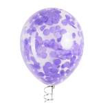 Конфетти тишью Круг, Сиреневый, 2,5 см, 50 г., 6015269