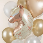 Шар (23''/58 см) Фигура, Лошадка Пони с бантиками, 1 шт. в уп., G72247-P