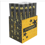 Пневмохлопушка (24/60 см), Заряд, Деньги, Доллары и Евро, серпантин фольга, 1 шт., 723009