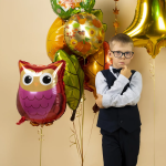 Шар (21''/53 см) Фигура, Лесная Сова, 1 шт., 190648