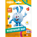 Шар (44''/112 см) Фигура, Смешарики, Крош, 1 шт. в уп., 515100