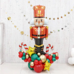 Шар (16''/41 см) Мини-фигура, Щелкунчик, Красный, 1 шт., G72089