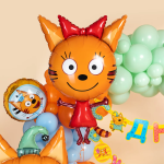 Шар (42''/107 см) Фигура, Три Кота, Карамелька, 1 шт. в уп., 401116