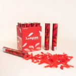 Пневмохлопушка (12/30 см), Это Любовь ..., Перья, Красный, 1 шт., 823190