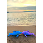 Шар (37''/94 см) Фигура 3D, Дельфин, Розовый, 1 шт., 19634