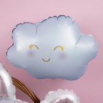 Шар (14''/36 см) Мини-фигура, Маленькое облачко, Голубой, 1 шт., G72157