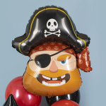 Шар (33''/84 см) Фигура, Пират, 1 шт., 901902