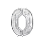 Шар (65''/165 см) Цифра, 0 Каркасная, 1 шт. в уп., 131370