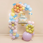 Шар (41''/104 см) Фигура, Праздничный торт, Сатин, 1 шт., 27422