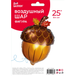 Шар (25''/64 см) Фигура, Желудь, 1 шт. в уп., 21738P