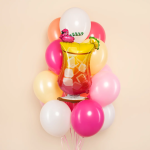 Шар (30''/76 см) Фигура, Коктейль со льдом, 1 шт. в уп., 15396P