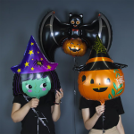 Шар (32''/81 см) Фигура, Голова, Маленькая ведьмочка, 1 шт., 21777