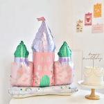 Шар 3D (34''/86 см) Фигура на подставке, Замок принцессы, 1 шт. в уп., 23543