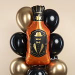 Шар (34''/86 см) Фигура, Бутылка Виски, 1 шт., 27429