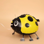 Шар 3D (18''/46 см) Ходячая Фигура, Божья коровка, Желтый, 1 шт. в уп., R322YP