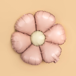 Шар (24''/61 см) Цветок, Ромашка (надув воздухом), Розовый, Сатин, 1 шт. в уп., 26280P