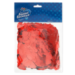 Конфетти фольга Сердце, Красный, Металлик, 1,5 см, 50 г., 6015225