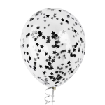 Конфетти фольга Звезда, Черный, Металлик, 1,5 см, 50 г., 6014331