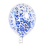 Конфетти фольга Круг, Королевский синий, Металлик, 1 см, 50 г., 6015306