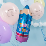 Шар (29''/74 см) Фигура, Школьный карандаш, Синий, 1 шт. в уп., 20395P