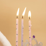 Свечи Ромашки, Сиреневый/Розовый, 0,5*12 см, 6 шт., 802957