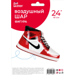 Шар (24''/61 см) Фигура, Спортивные кеды, Красный, 1 шт. в уп., 24570P
