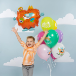 Шар (29''/74 см) Фигура, Бодо Бородо, Яркие Морфы, 1 шт. в уп., 515200