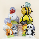 Шар 3D (18''/46 см) Фигура на подставке, Панда, 1 шт. в уп., 23463