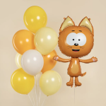 Шар (41''/104 см) Фигура, Котенок Котэ, 1 шт. в уп., 20132