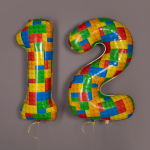 Шар (34''/86 см) Цифра, 1 Конструктор, 1 шт. в уп., 131351