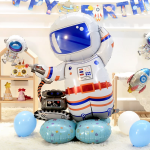 Шар 3D (43''/109 см) Фигура на подставке, Космонавт, 1 шт. в уп., 26122