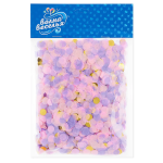 Конфетти купаж, Круг, фольга и тишью, Нежный микс, Металлик, 1 см, 50 г., 6015219