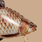 Шар (33''/84 см) Фигура, Рыба, 1 шт. в уп., 24569P