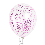 Конфетти фольга Круг, Розовый, Металлик, 1 см, 50 г., 6015305