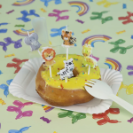 Набор свечей Фигура, Животные джунглей, 5 см, 5 шт. с держат., 629291