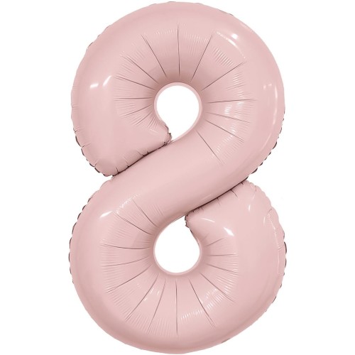 Цифра, 8 Slim, Пыльная роза 102 см Цифра, 8 Slim, Пыльная роза 102 см